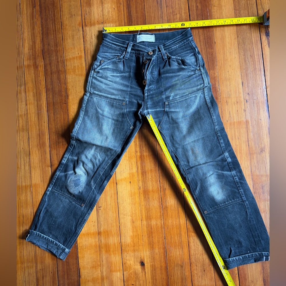 Grease Point Work Jeans 28 black